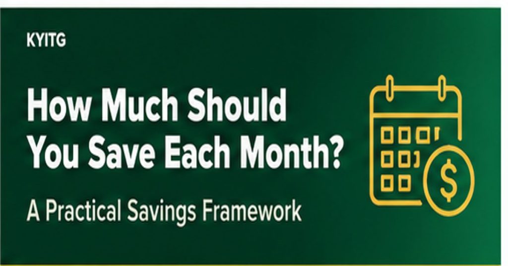 how much should you save each month