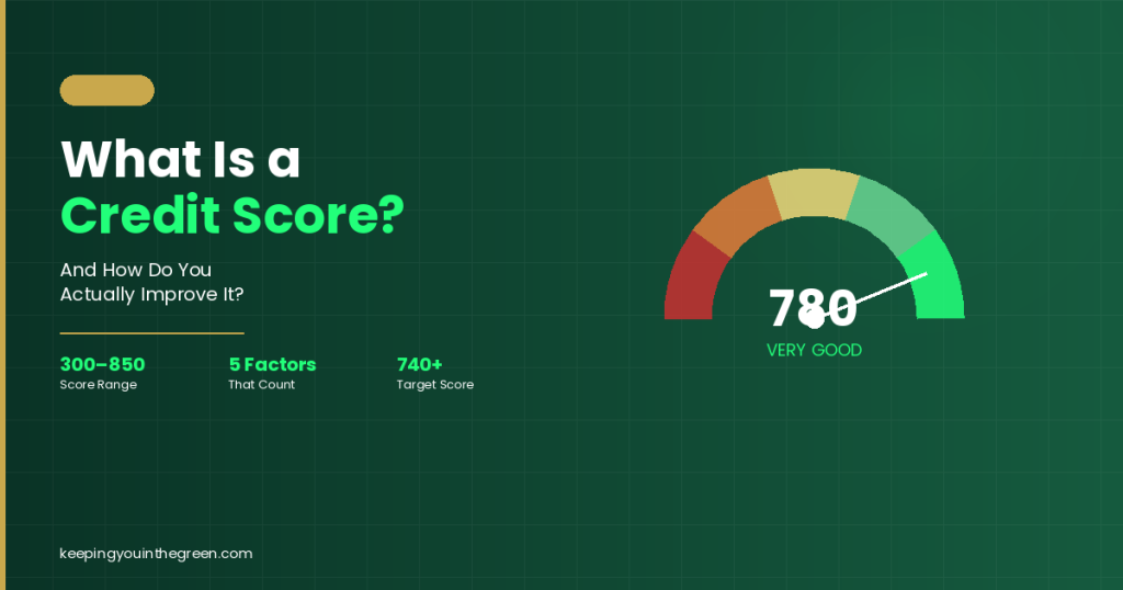 what is a credit score and how do you improve it